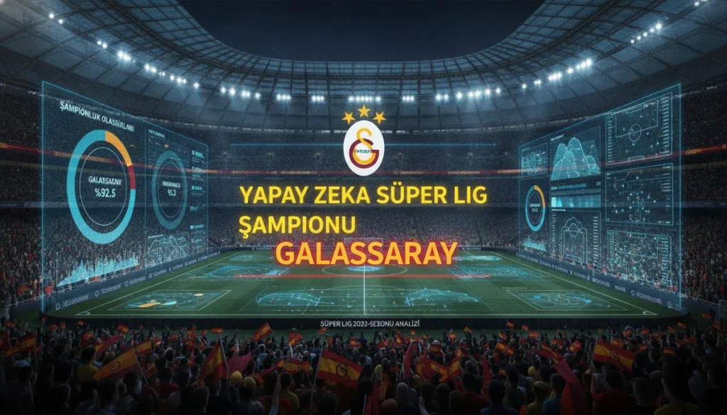 Yapay Zekânın Süper Lig Zirvesinde İşareti Galatasaray